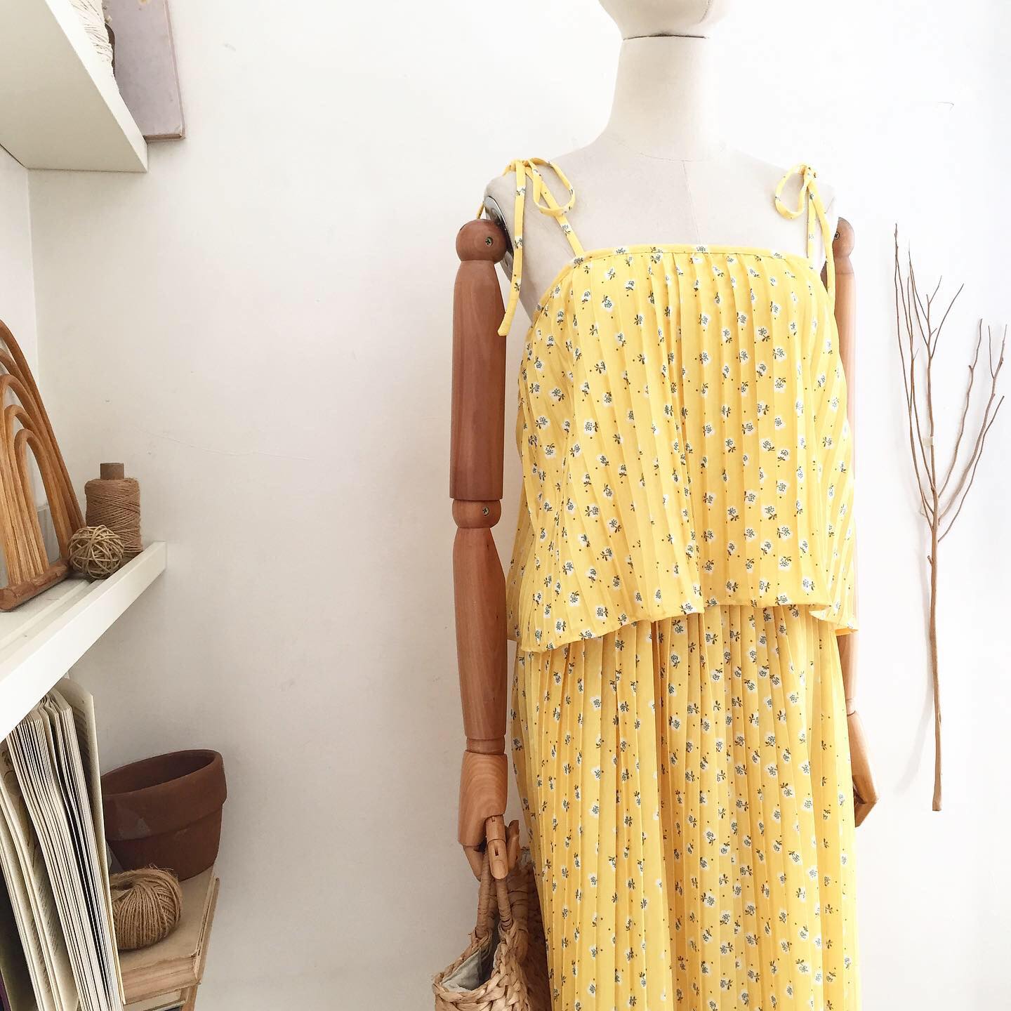 Wanda Pleated Maxi Skirt