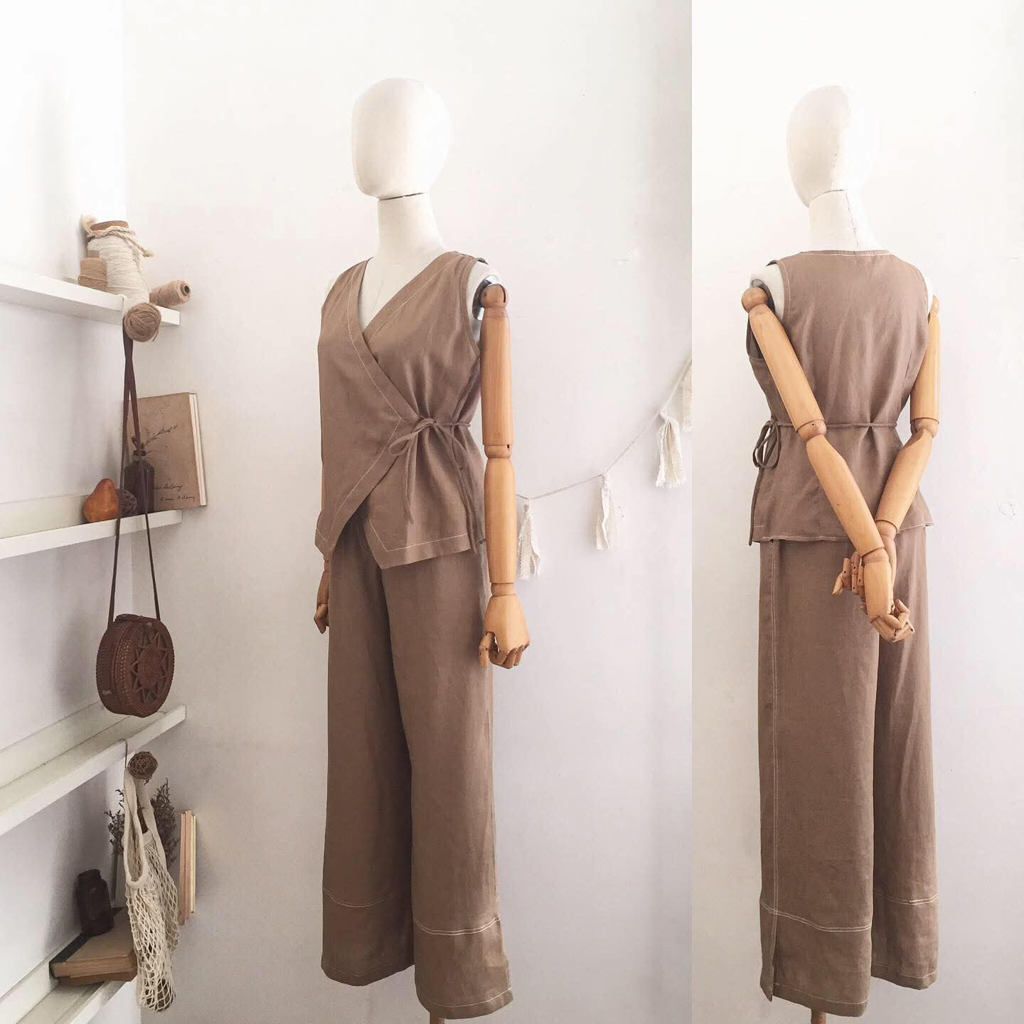 Amari Linen Top