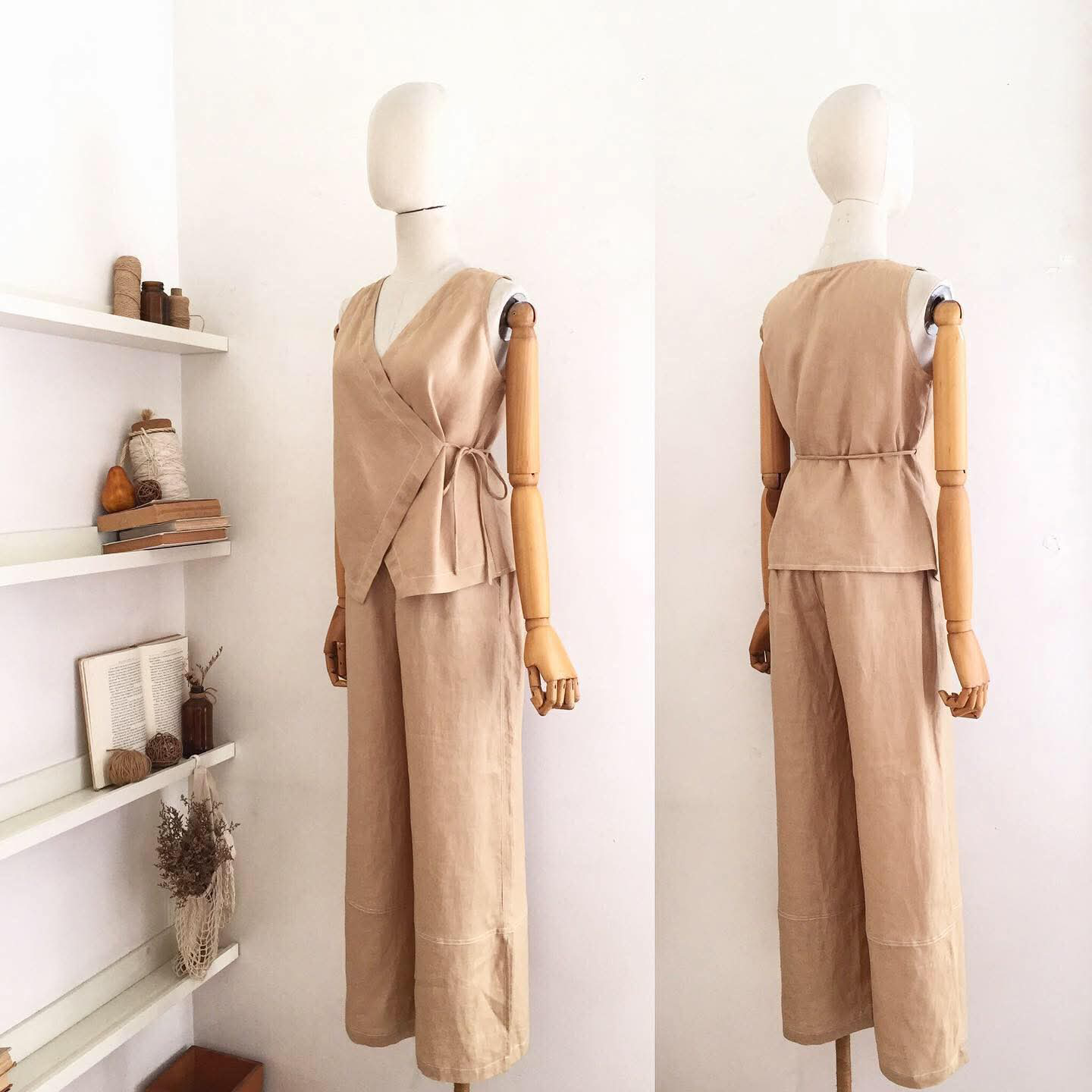 Amari Linen Top