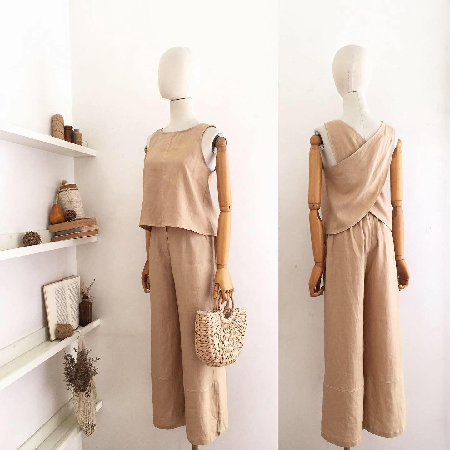 Bertha Linen Top