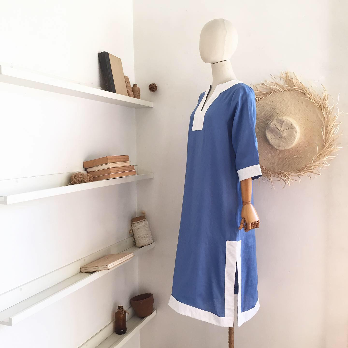 Paige Linen + Broderie Tunic