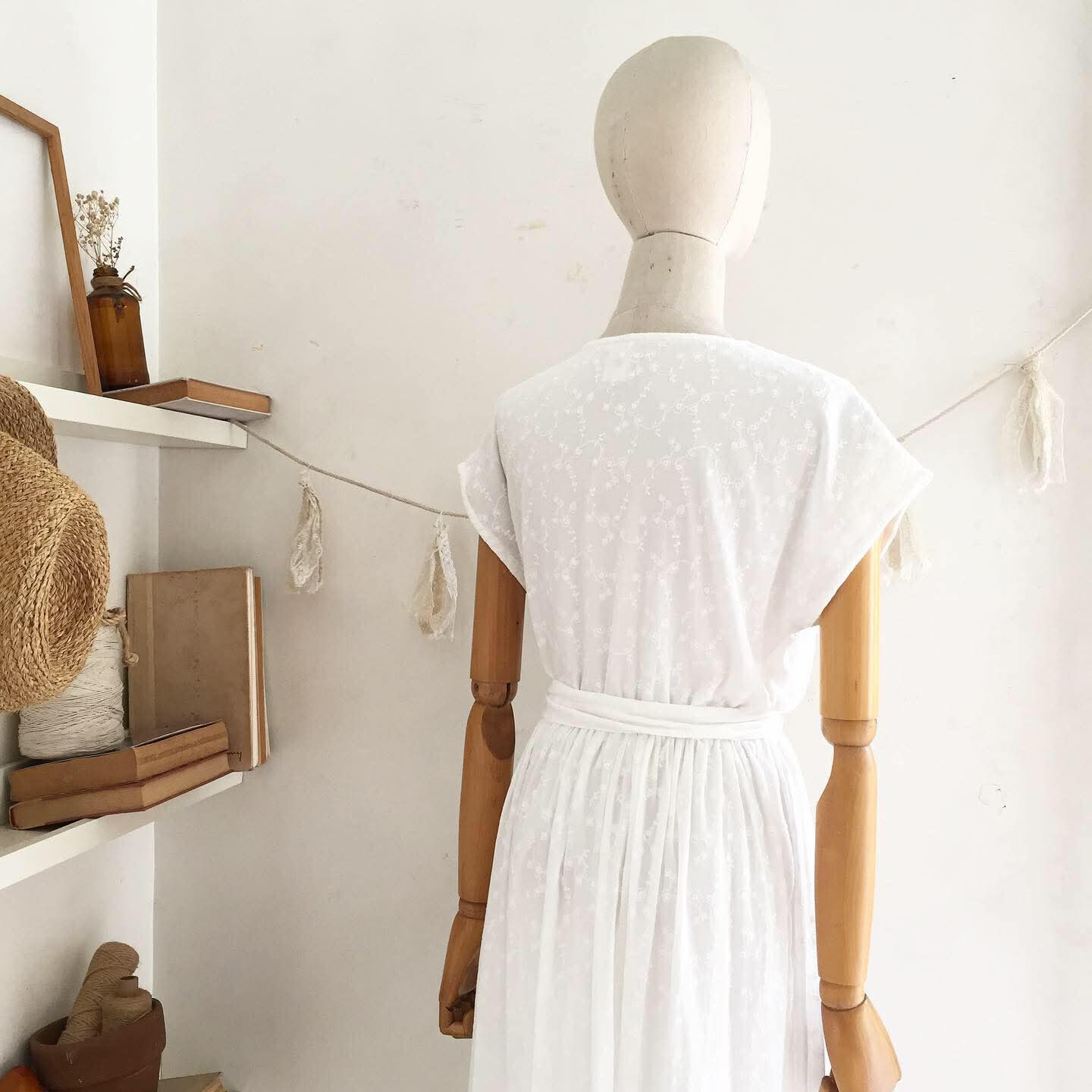 Bianca Broderie Dress