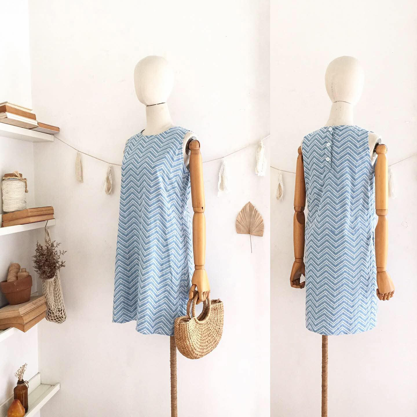 Thora Chambray Anglaise Dress