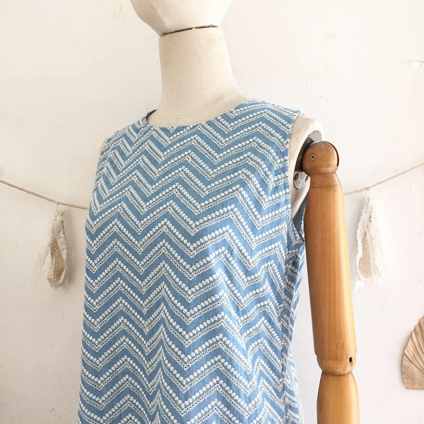 Thora Chambray Anglaise Dress