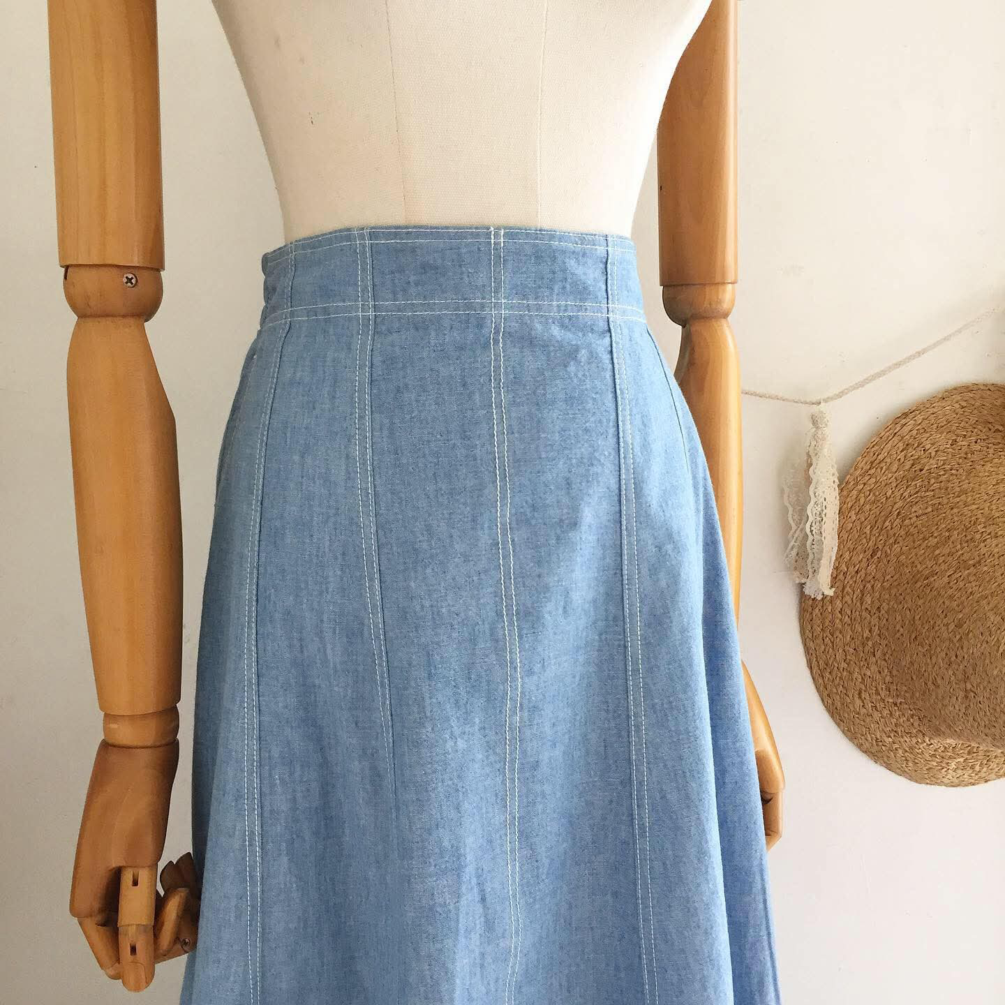 Polly Chambray Skirt