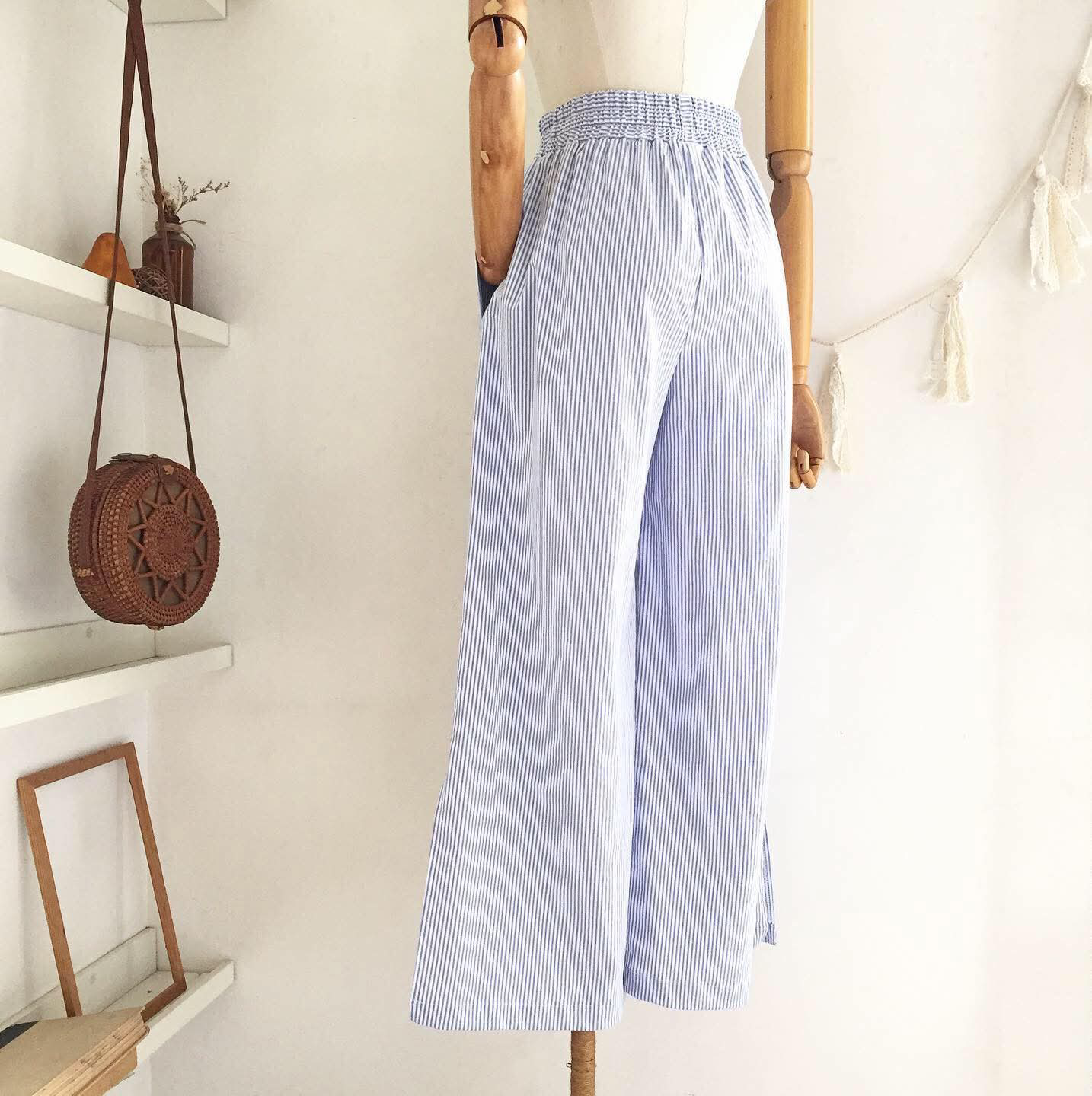 Elowen Seersucker Pants