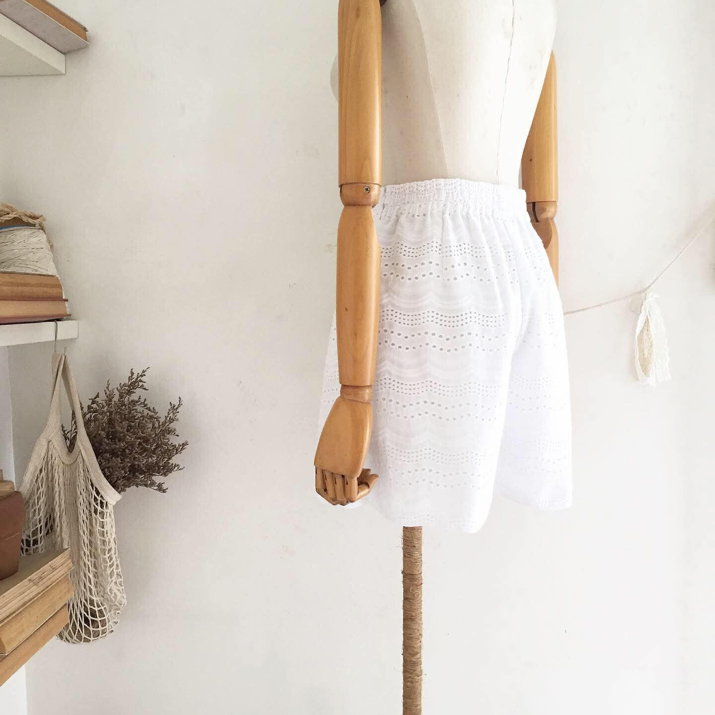 Aubrey Broderie Anglaise Shorts