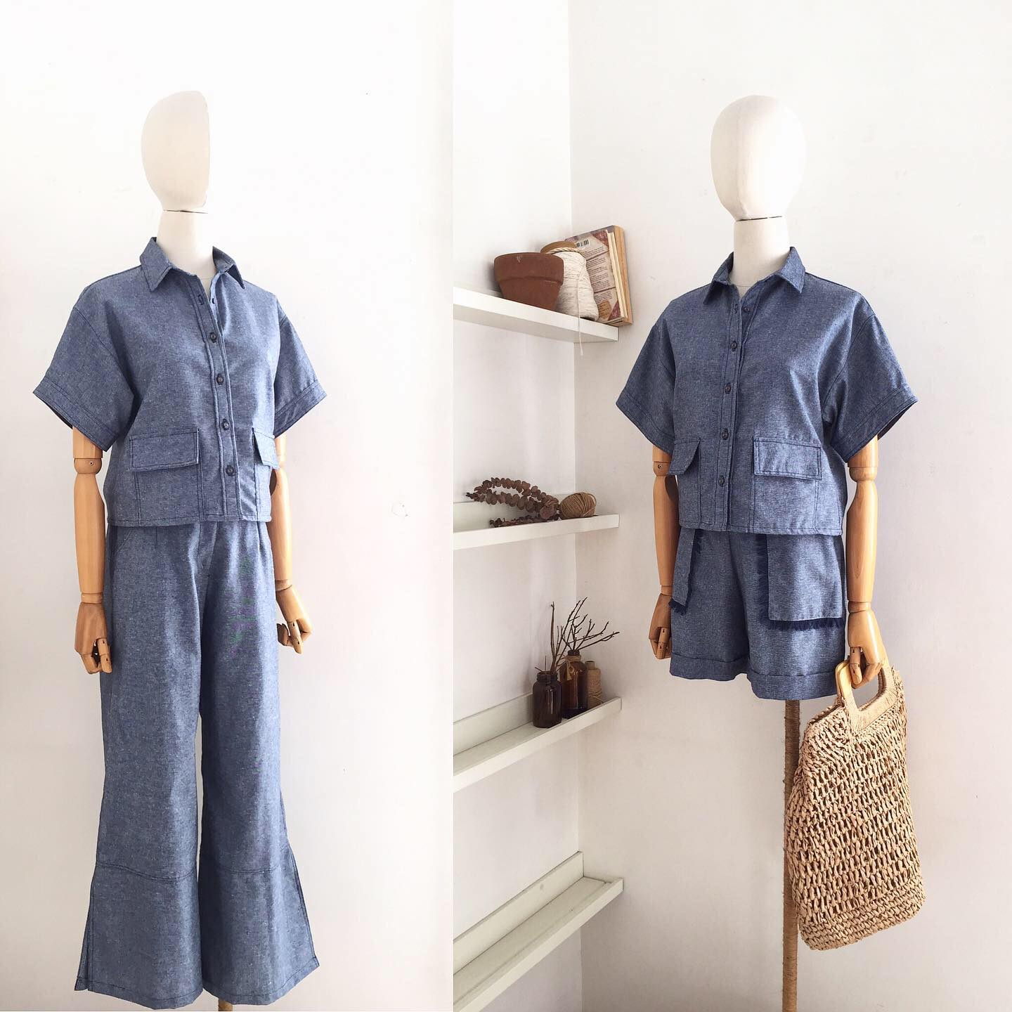 Meredith Linen Chambray Shorts