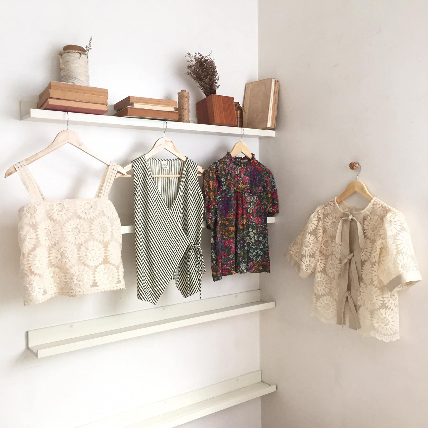 Audrey Lace Organza Top