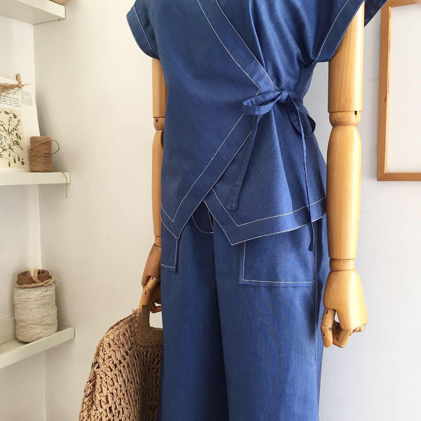 Nadia Chambray Top