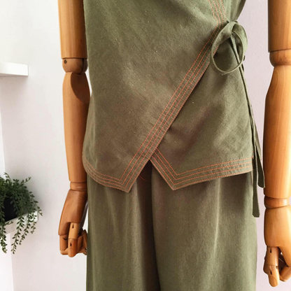 Amari Linen Blend Top