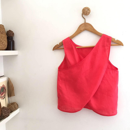 Bertha Linen Top