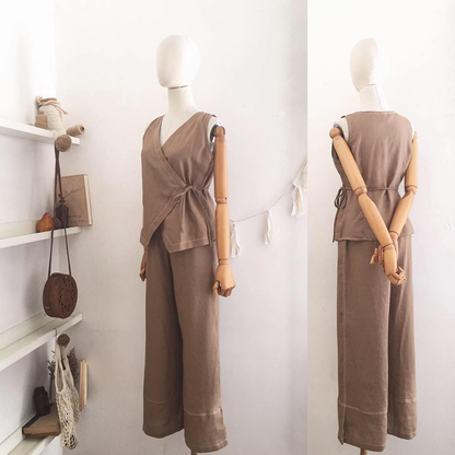 Amari Linen Top