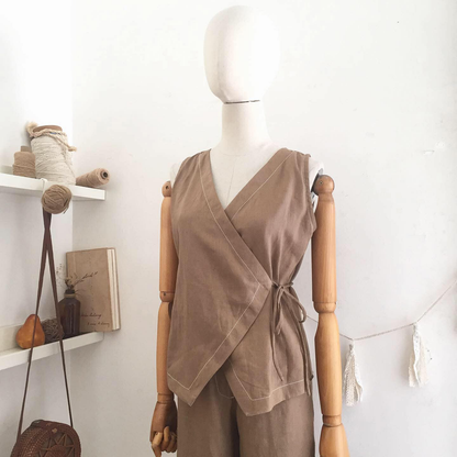 Amari Linen Top