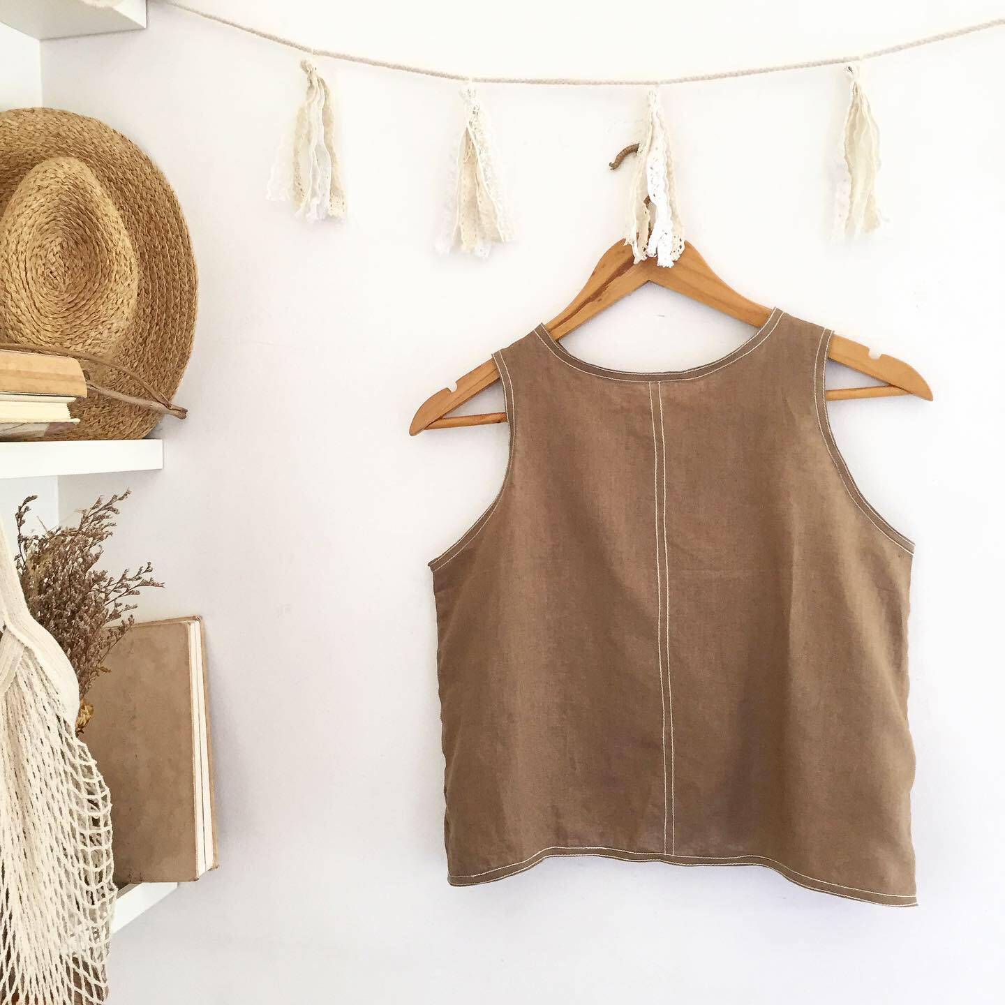 Bertha Linen Top
