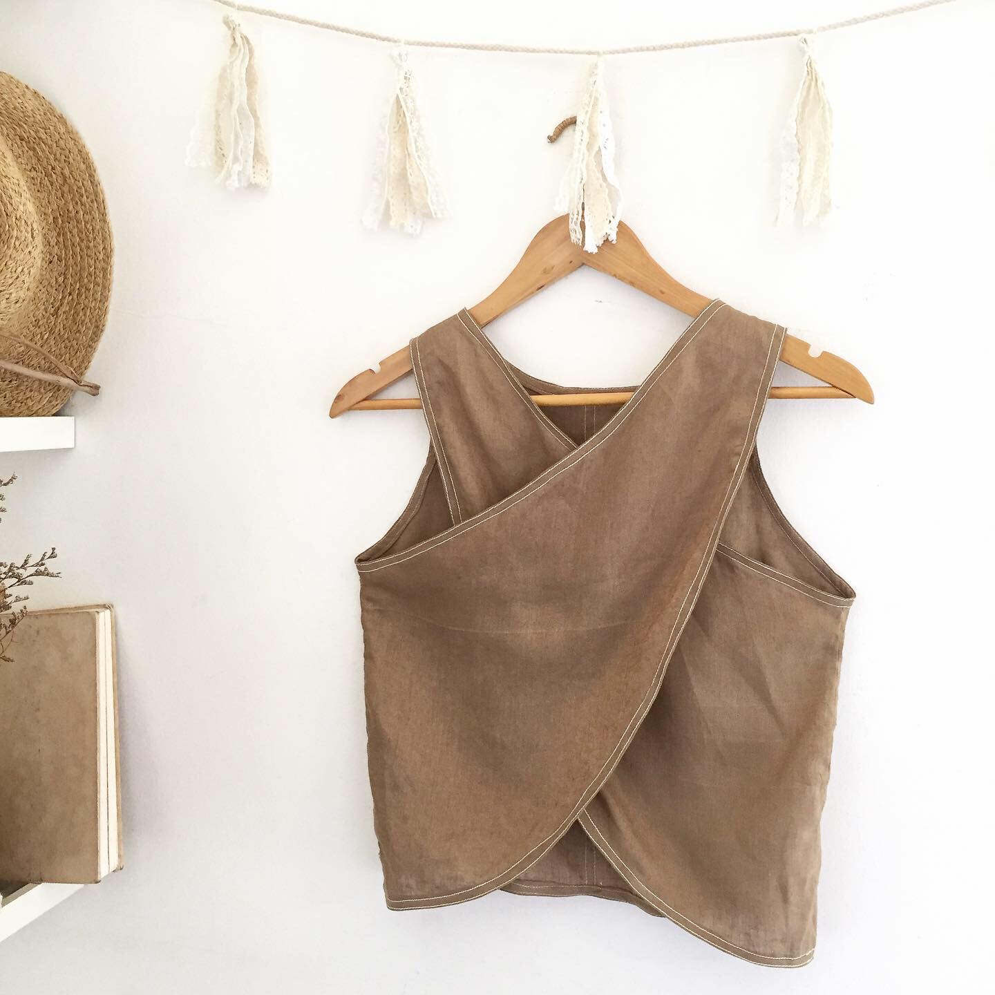 Bertha Linen Top