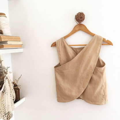 Bertha Linen Top