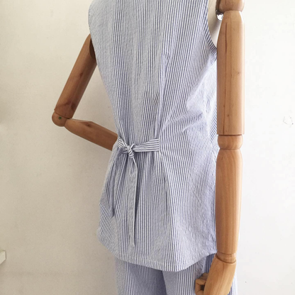Guinevere Seersucker Top