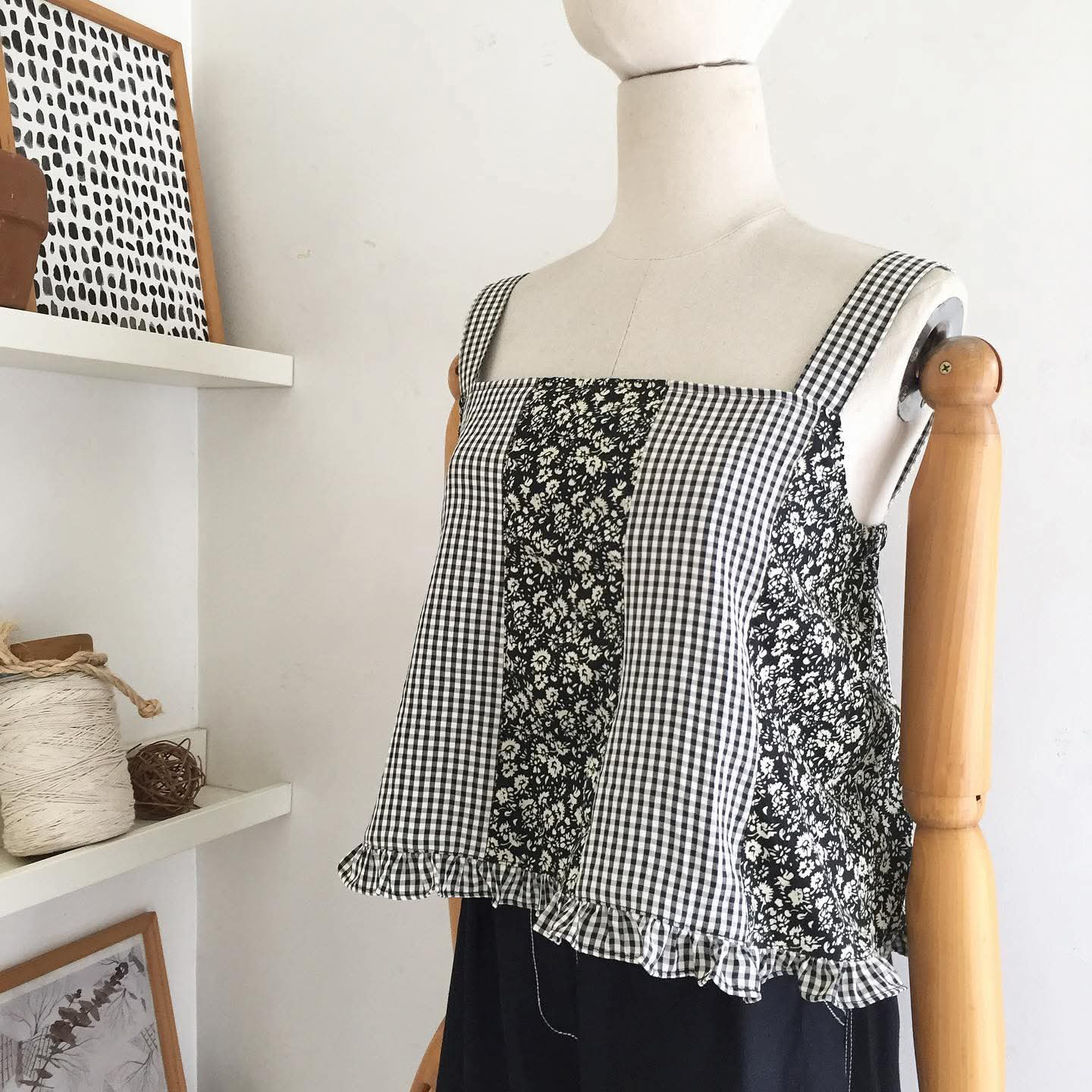 Lexi Patchwork Top