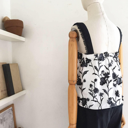 Maria Linen Broderie Top