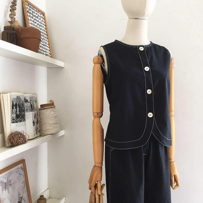 Luca Linen Top