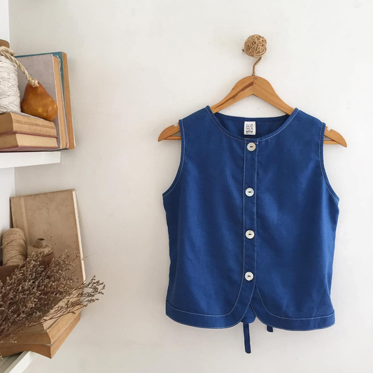【美品】ENOF ace camisole ブルー TOPS｜ENOF(イナフ)公式通販