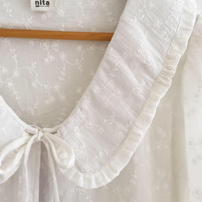 Lucinda Broderie Top