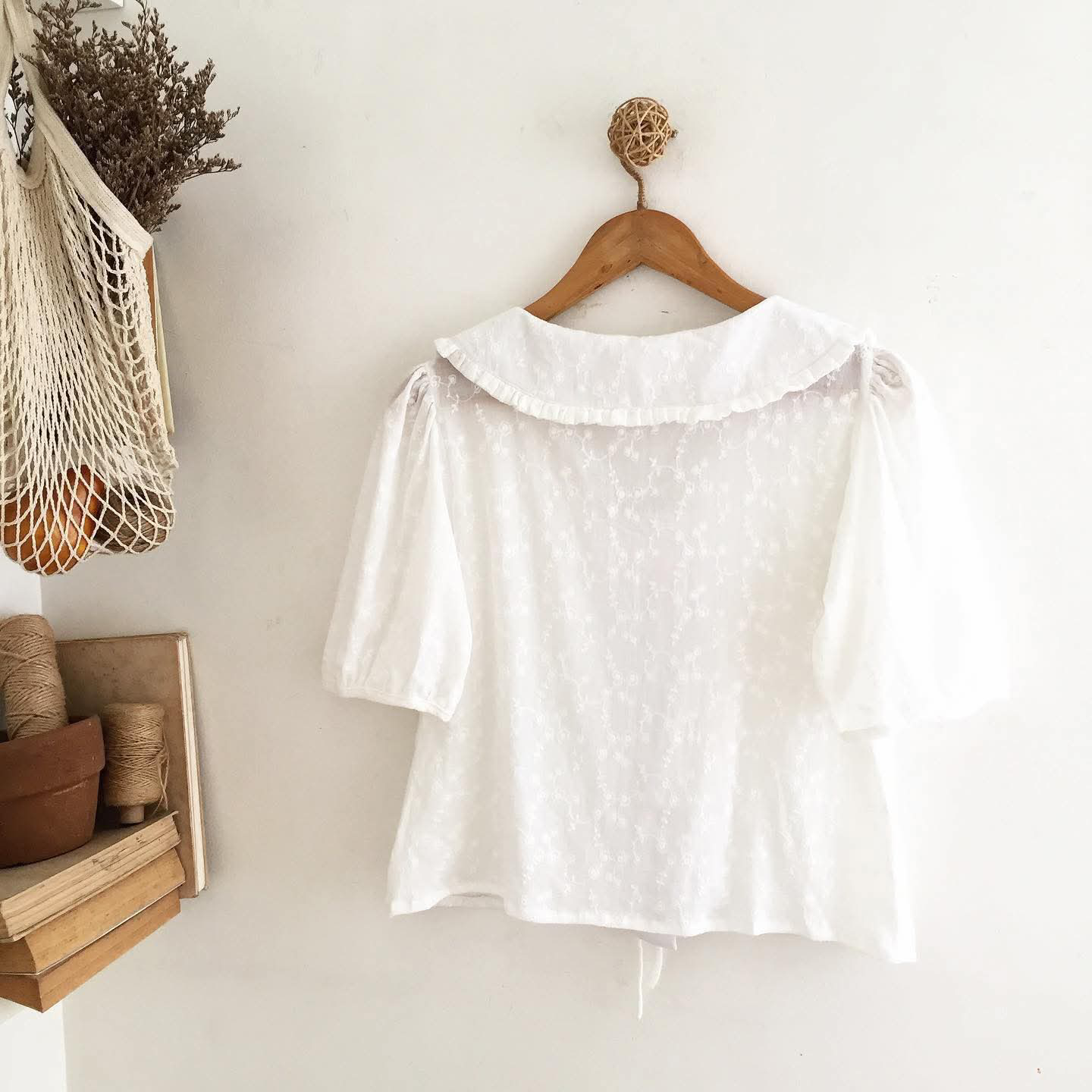 Lucinda Broderie Top