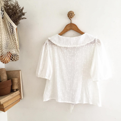 Lucinda Broderie Top
