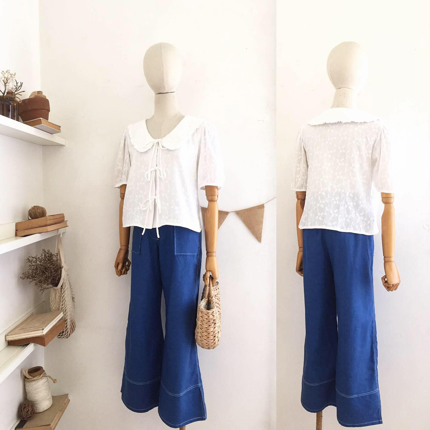 Lucinda Broderie Top