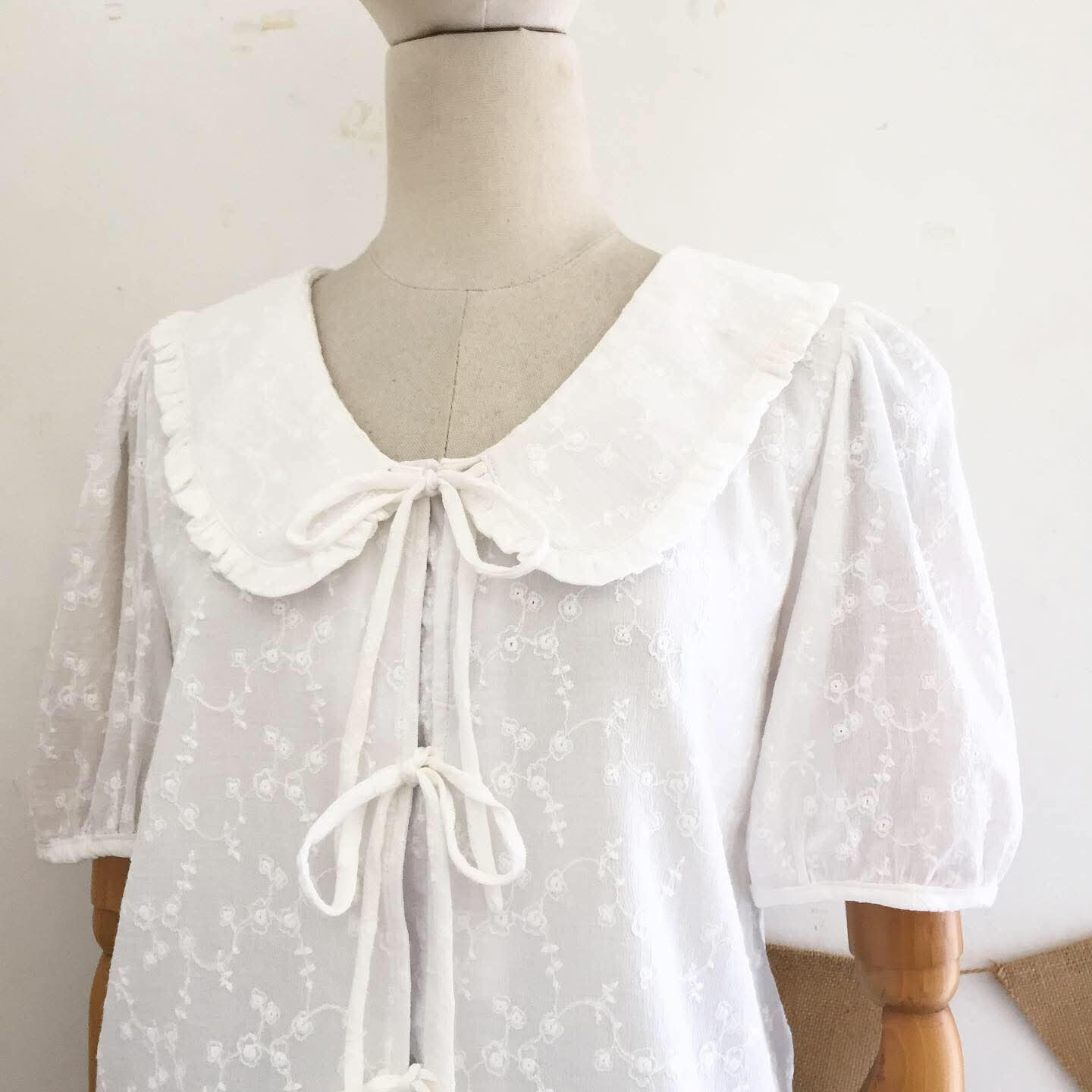 Lucinda Broderie Top