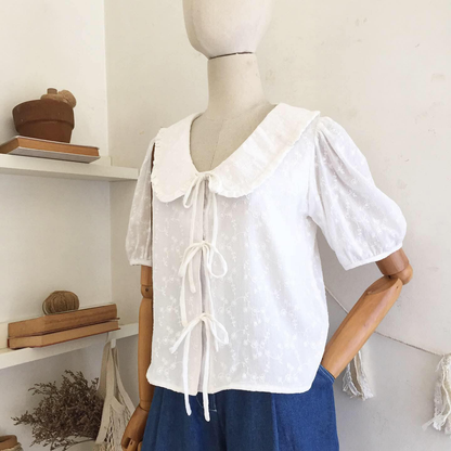Lucinda Broderie Top