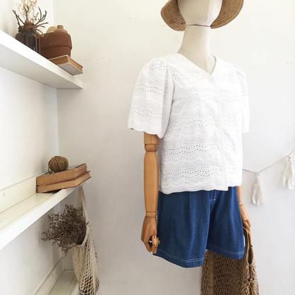 Clara Broderie Anglaise Top