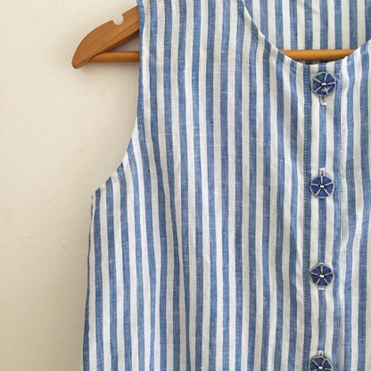 Lila Linen Top