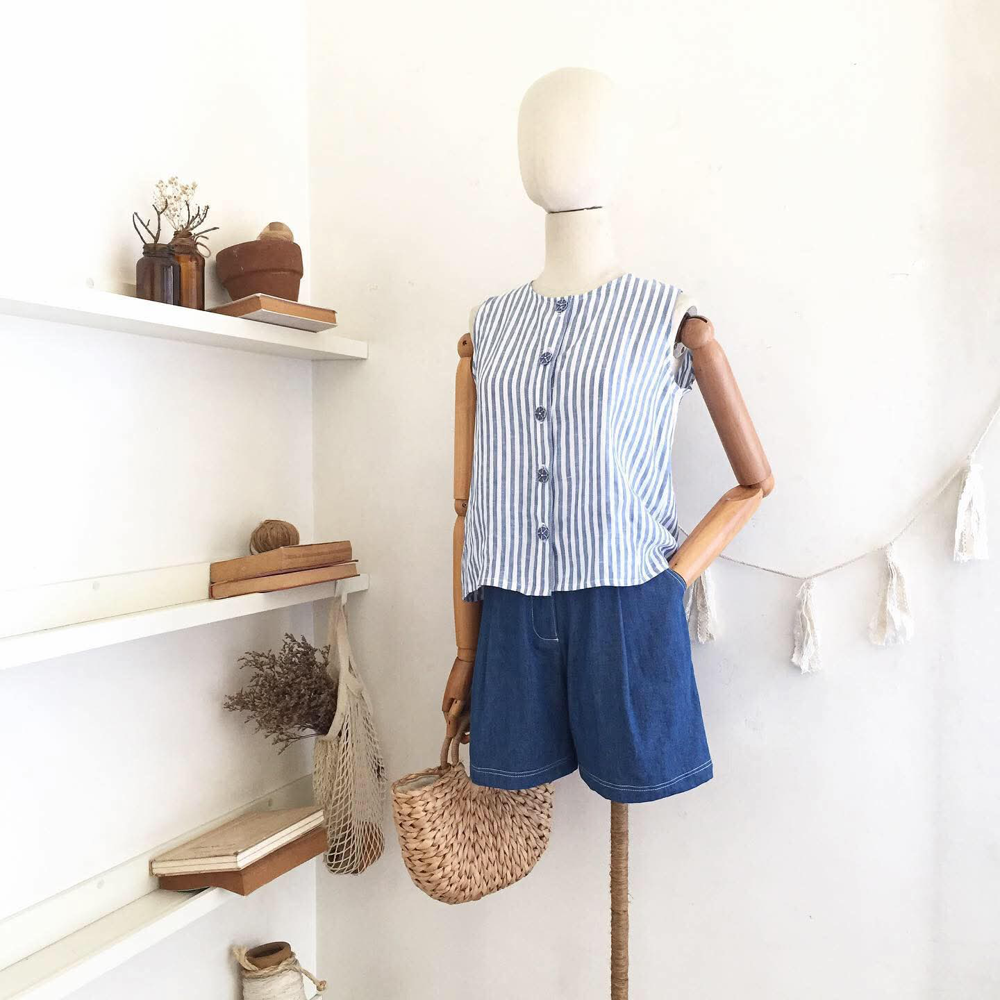 Tate Chambray Shorts