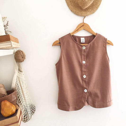 Luca Linen Blend Top