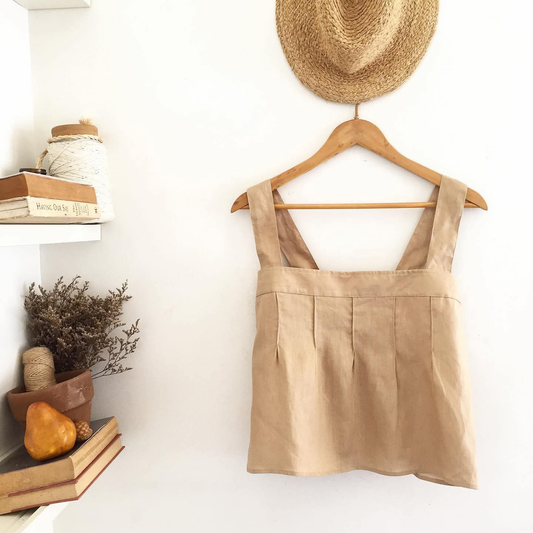 Daphne Linen Top