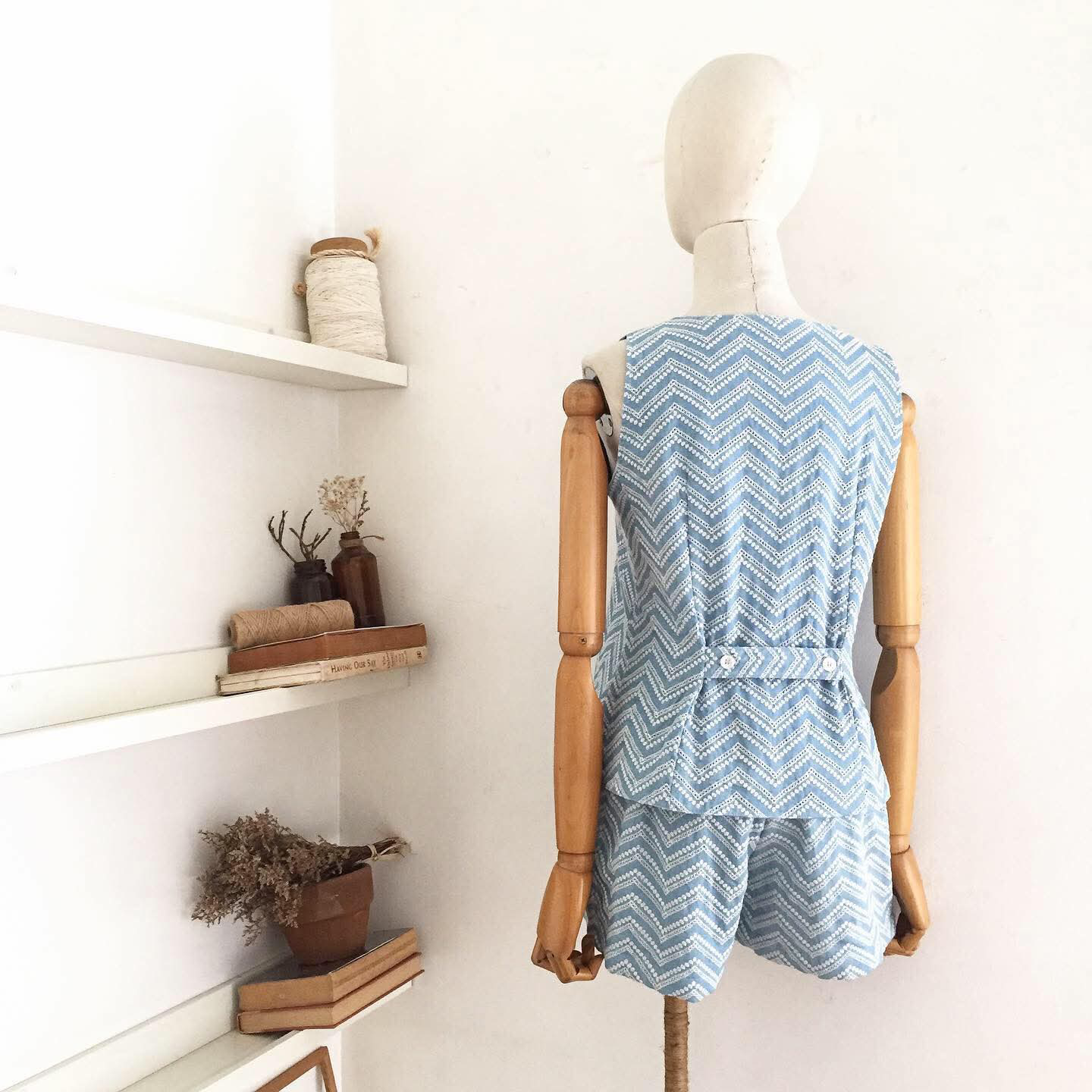 Luna Chambray Anglaise + Chambray Top