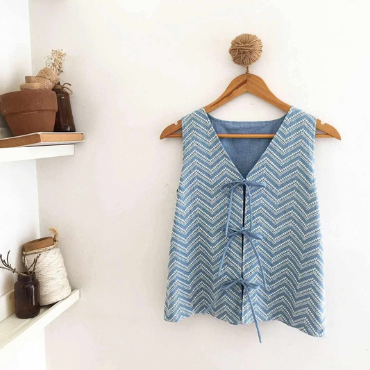 Luna Chambray Anglaise + Chambray Top
