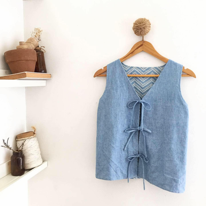 Luna Chambray Anglaise + Chambray Top