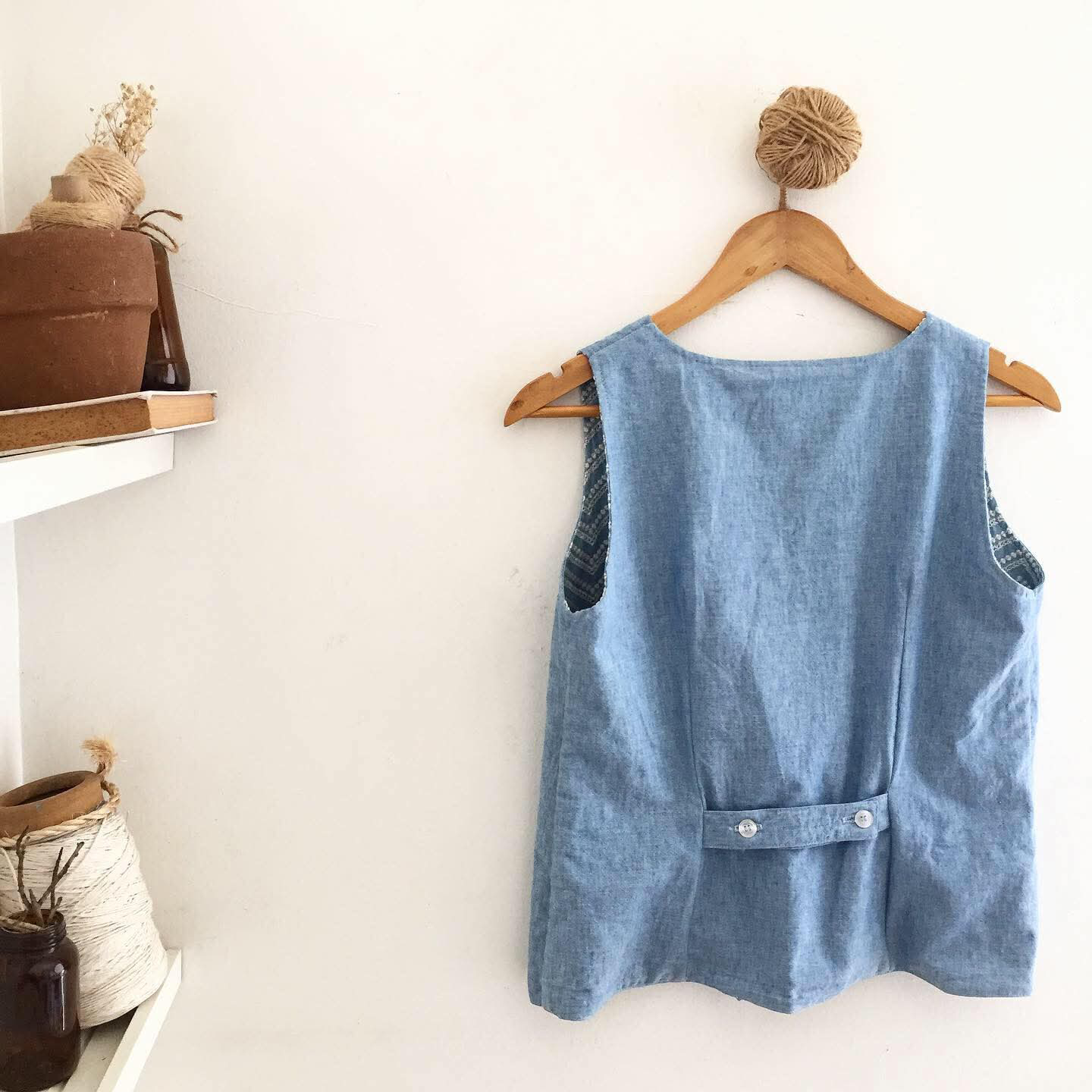 Luna Chambray Anglaise + Chambray Top