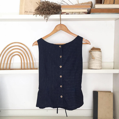 Monica Linen Blend Top