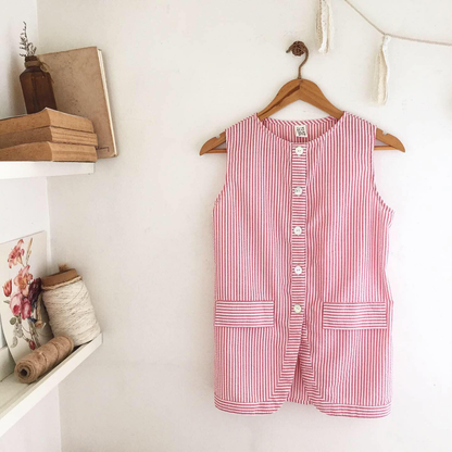 Guinevere Seersucker Top