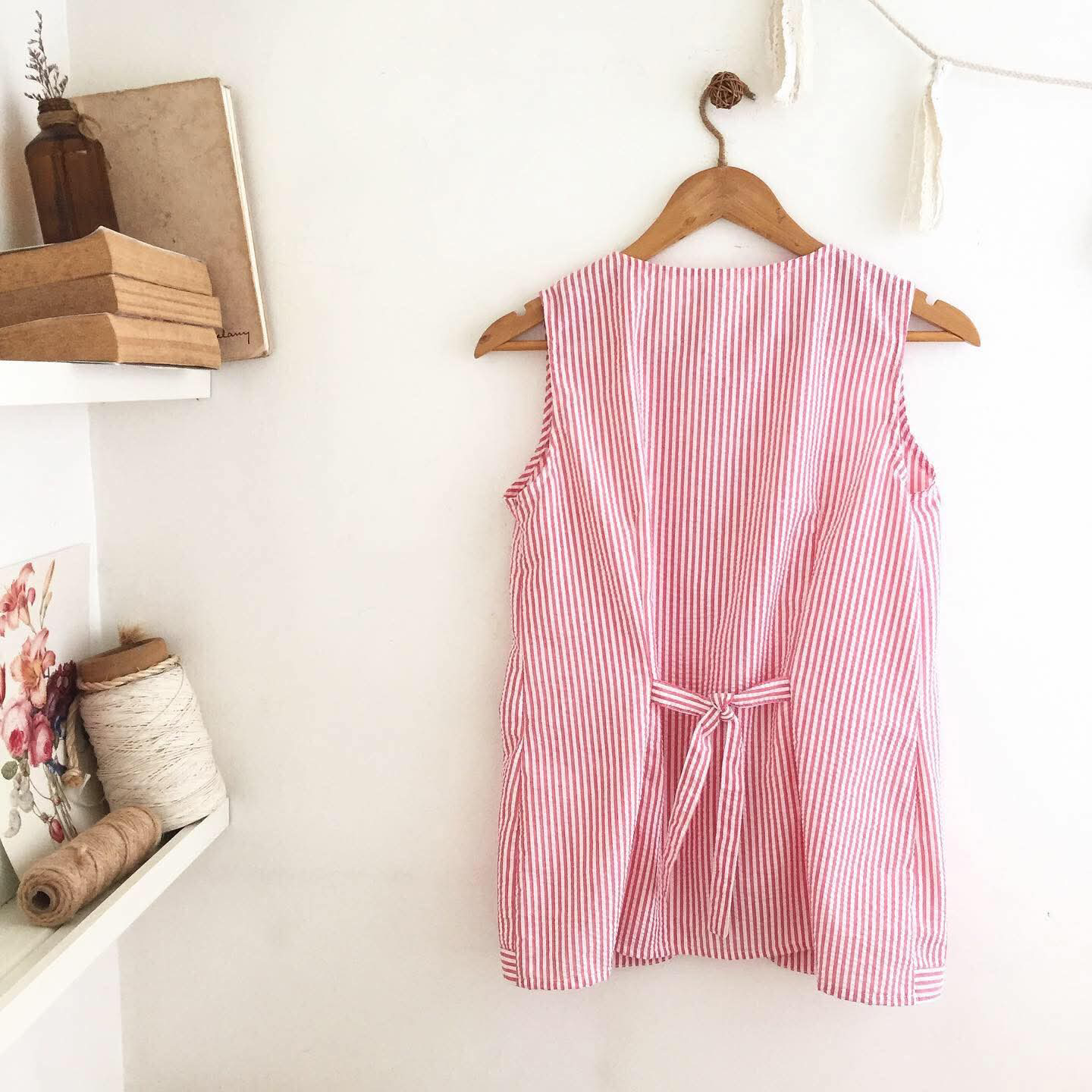 Guinevere Seersucker Top