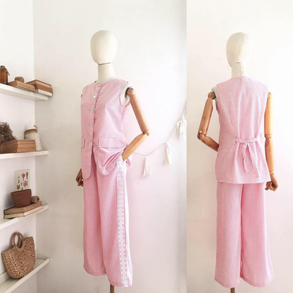 Guinevere Seersucker Top