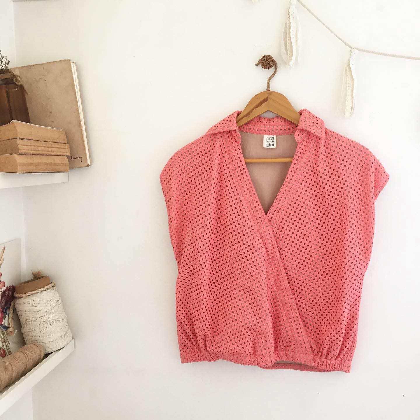 Callie Broderie Anglaise Top