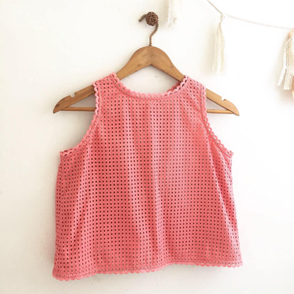 Bertha Broderie Anglaise Top