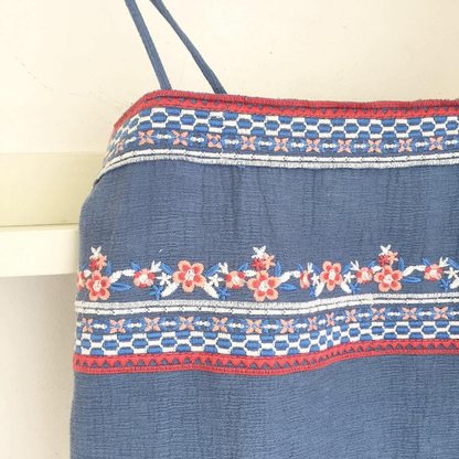 Phoebe Broderie Cheesecloth Top