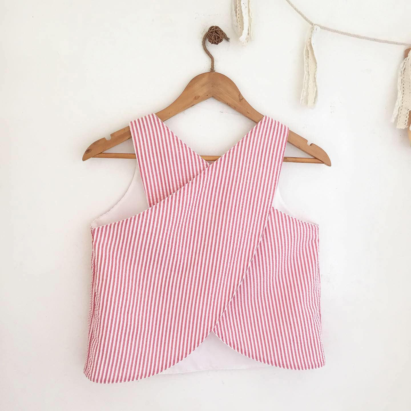 Bertha Seersucker Top