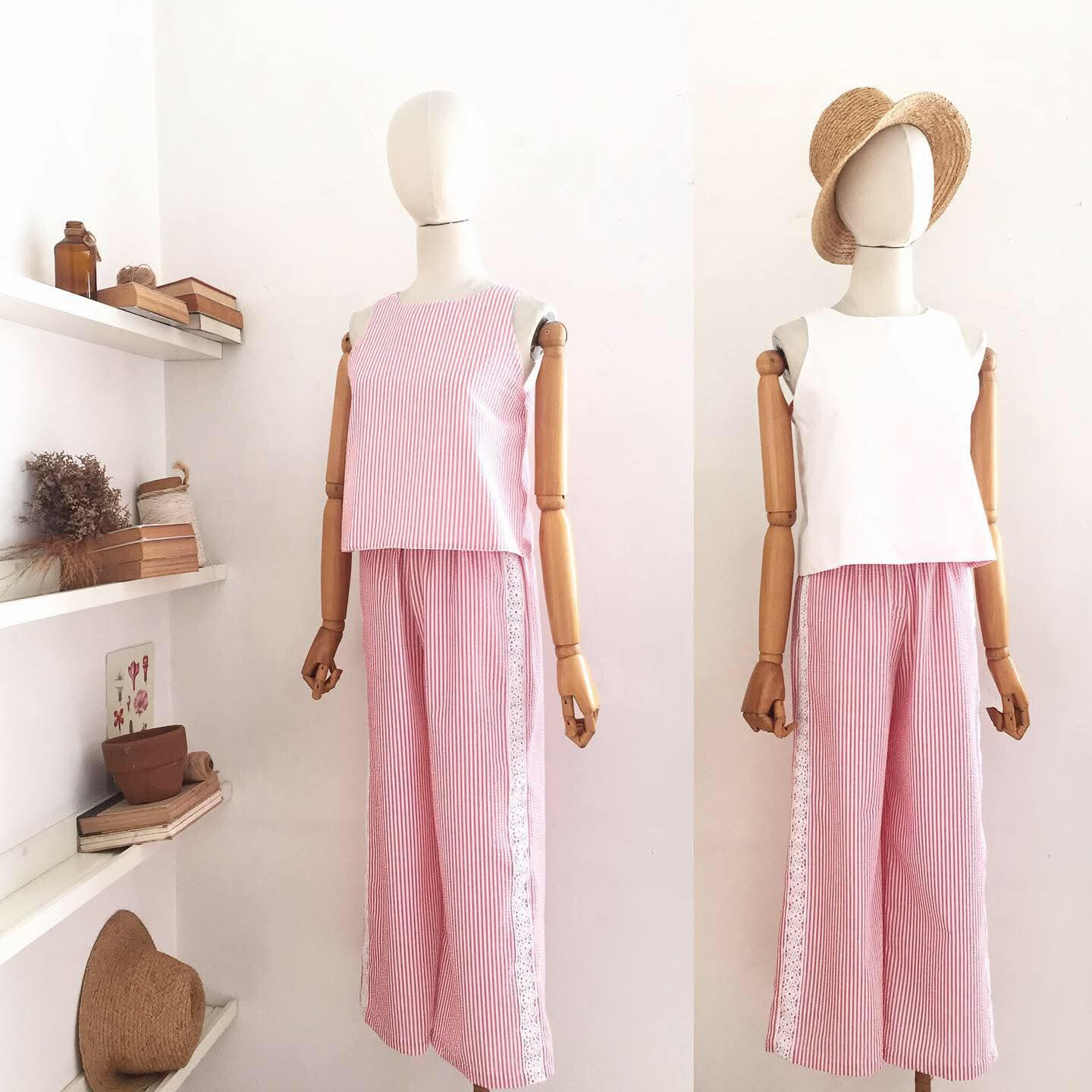 Bertha Seersucker Top